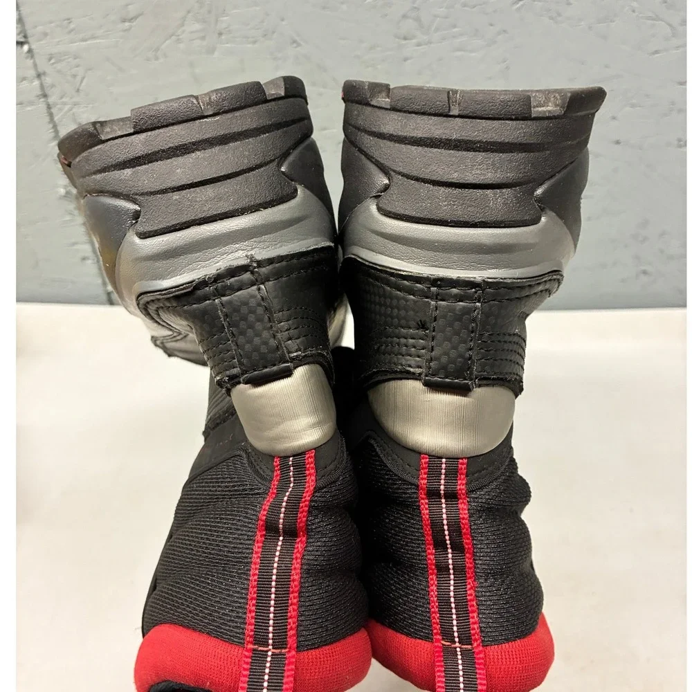 Columbia Bugaboot Plus II Boots Men's 10.5 Black Red Omni Heat Waterproof